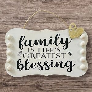 ✅ 5 for $25 - Family Is Life’s Greatest Blessing Hanging Decor, Medium